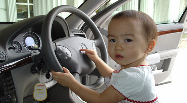 Baby Inside Car