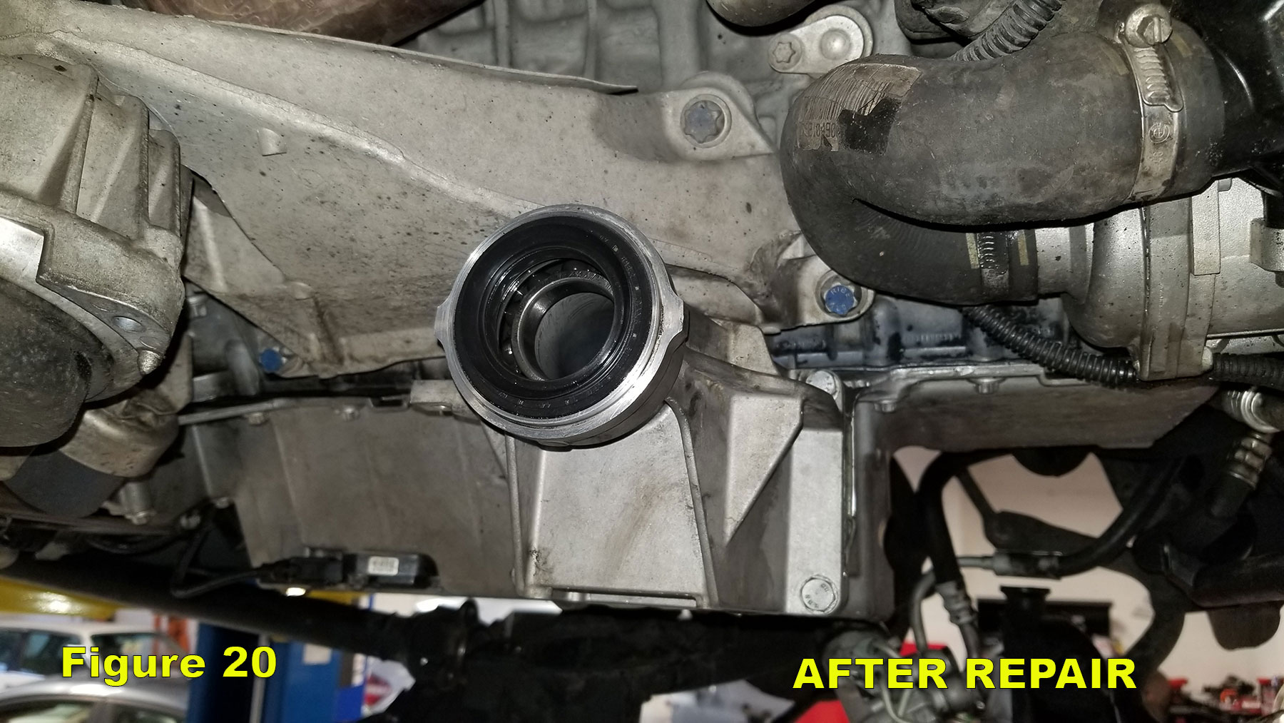 E90 BMW 328xi Oil Pan Gasket Leak Repair German Formula Auto Repair